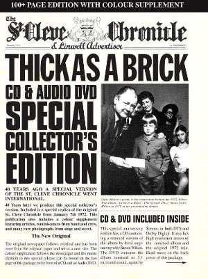 Jethro Tull - Thick as a Brick - 40th Anniversary Special Edition CD (album) cover