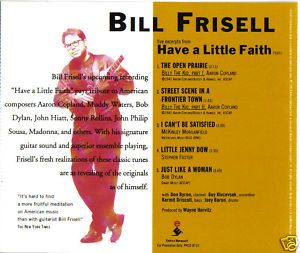 Bill Frisell - Five Excerpts From Have a Little Faith CD (album) cover