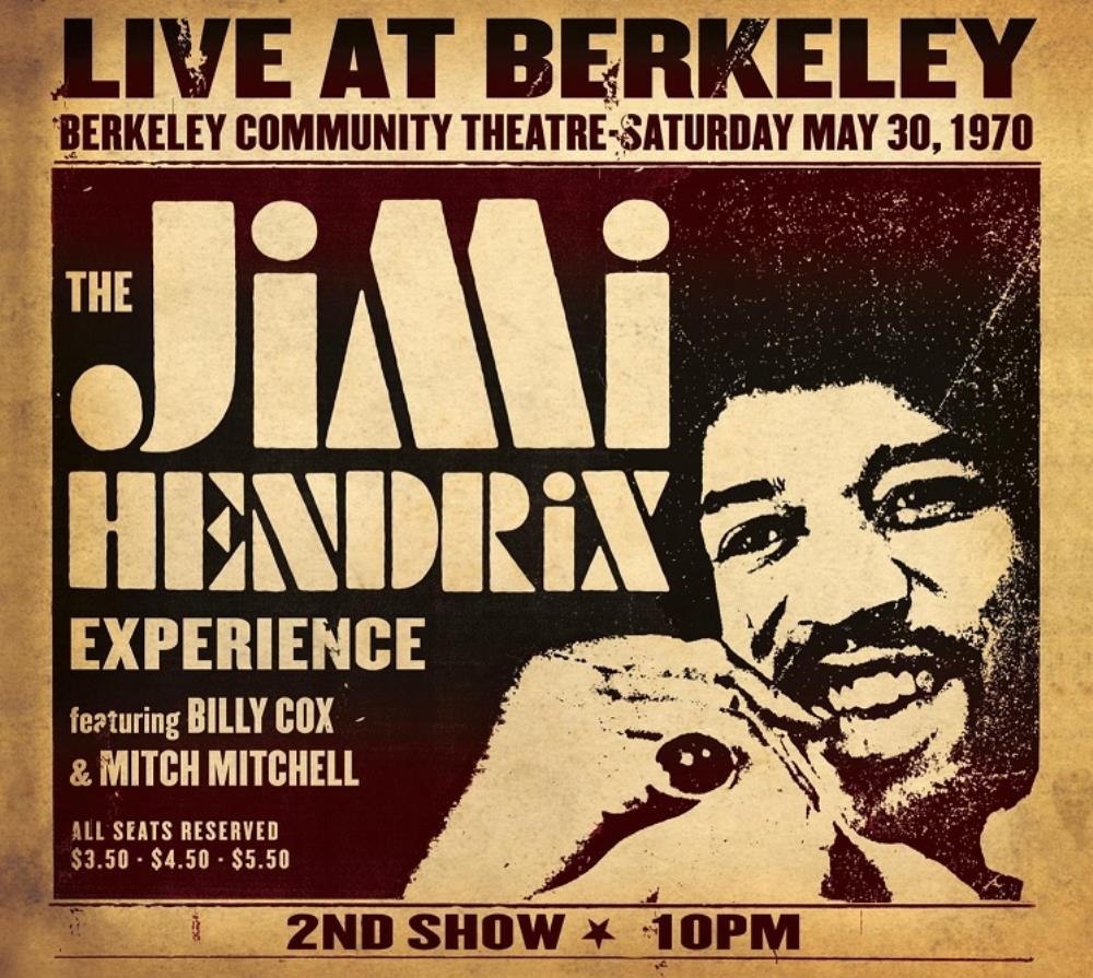 Jimi Hendrix - Live At Berkeley CD (album) cover