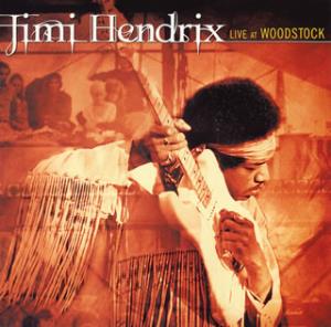Jimi Hendrix Live at Woodstock album cover