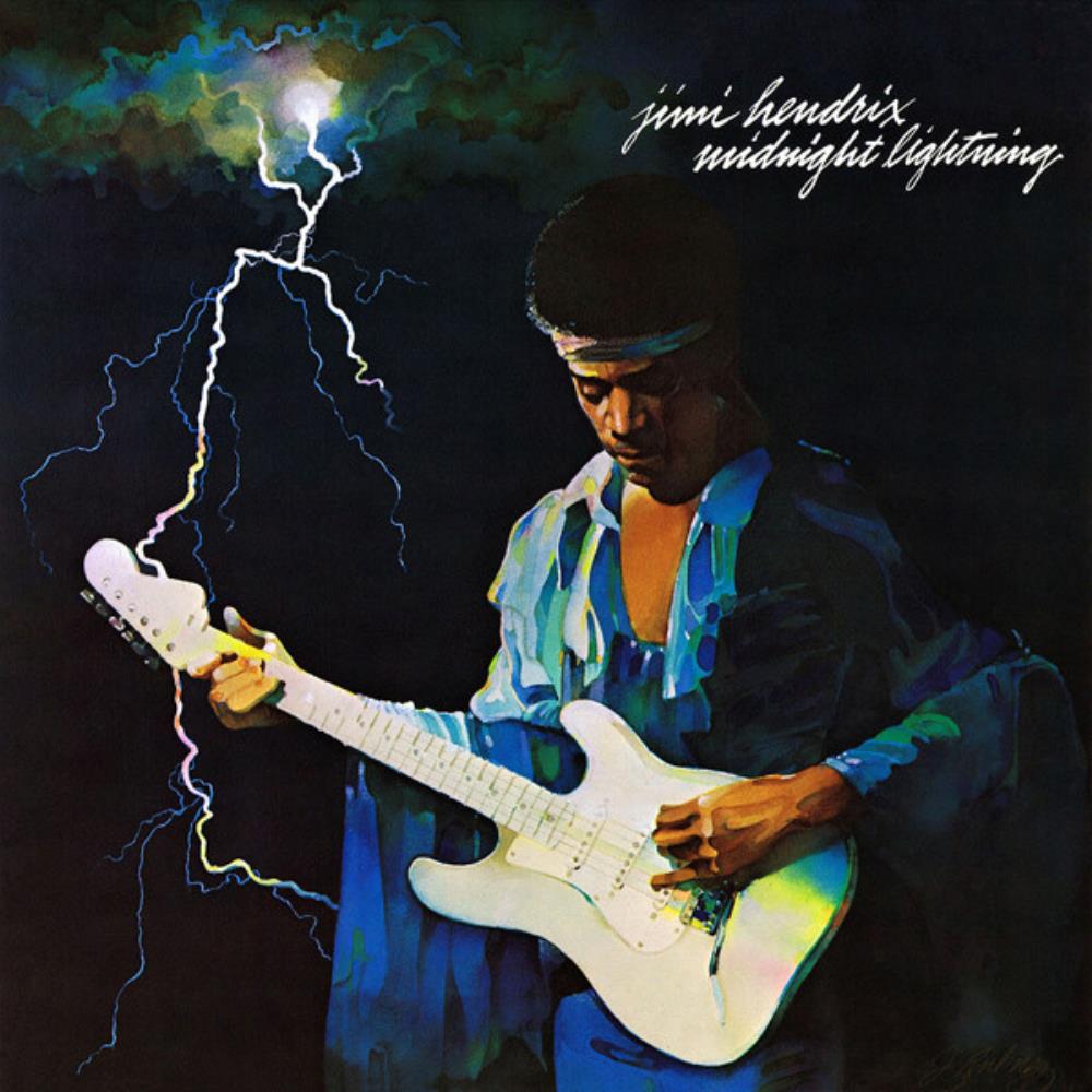 Jimi Hendrix Midnight Lightning album cover