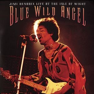 Jimi Hendrix Blue Wild Angel: Live at the Isle of Wight album cover