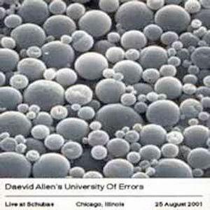 University Of Errors - Live At Schubas CD (album) cover