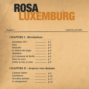 Rosa Luxemburg - Rosa Luxemburg CD (album) cover