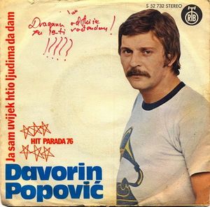 Davorin Popović Ja Sam Uvijek Htio Ljudima Da Dam album cover