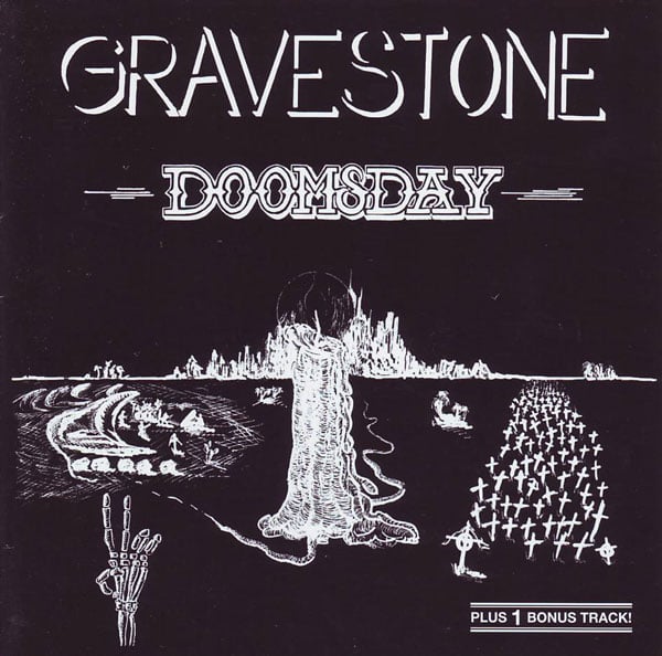 Gravestone - Doomsday CD (album) cover