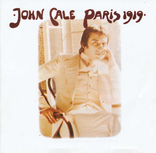John Cale - Paris 1919 CD (album) cover