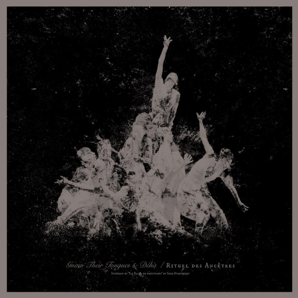 Gnaw Their Tongues Rituel des Anctres (split with Dh) album cover