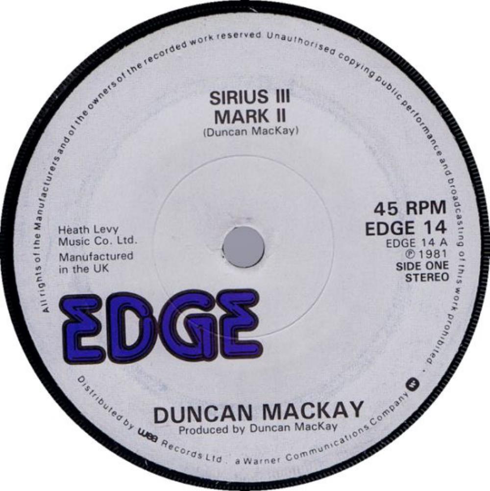 Duncan Mackay - Sirius III Mark II CD (album) cover