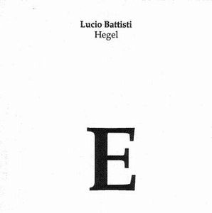 Lucio Battisti Hegel album cover