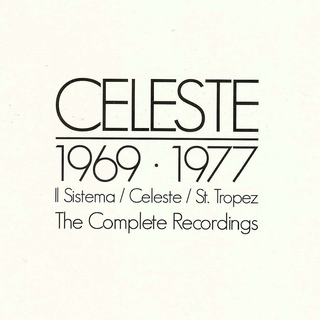 Celeste - 1969-1977: The Complete Recordings CD (album) cover