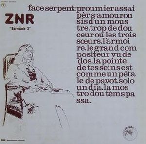 ZNR - Barricade 3 CD (album) cover