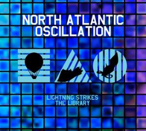 North Atlantic Oscillation - Lightning Strikes the Library CD (album) cover
