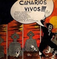 Los Canarios - Canarios Vivos CD (album) cover