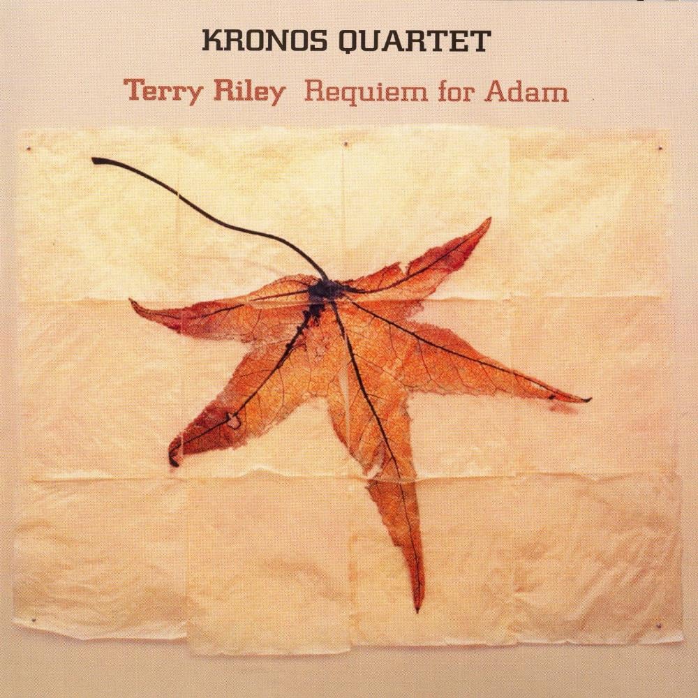 Terry Riley Kronos Quartet: Requiem For Adam album cover