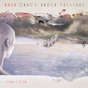 Rush Grace Under Pressure 1984 Tour album cover