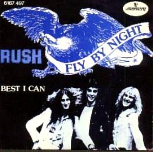 Rush Fly by Night album cover