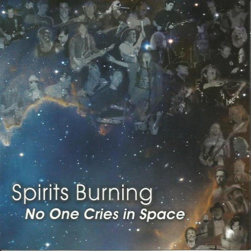 Spirits Burning - No One Cries in Space CD (album) cover