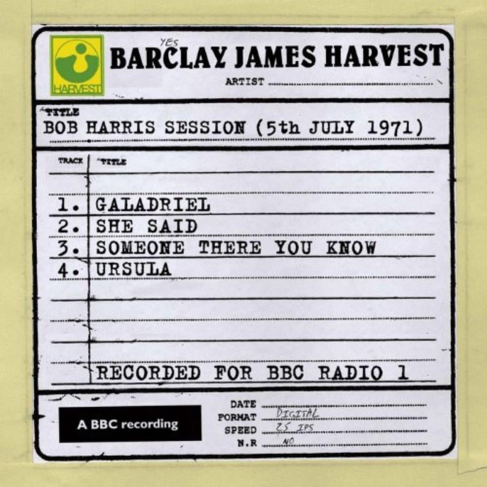 Barclay James  Harvest - Bob Harris Session (5th july 1971) CD (album) cover