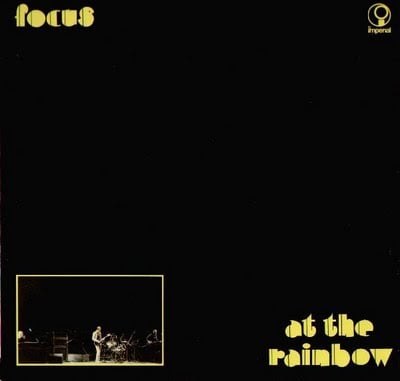 Focus Live At The Rainbow album cover