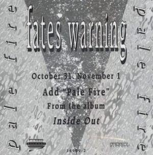Fates Warning - Pale Fire CD (album) cover