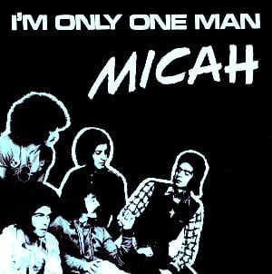 Micah - I'm Only One Man CD (album) cover