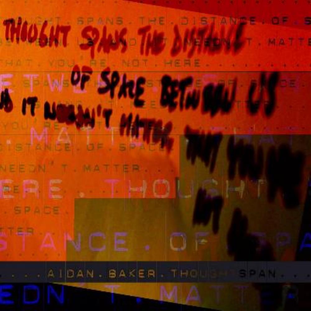Aidan Baker - Thoughtspan CD (album) cover