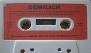 Demilich - ...Somewhere Inside The Bowels Of Endlessness... CD (album) cover