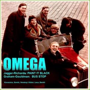 Omega Paint It Black / Bus Stop album cover