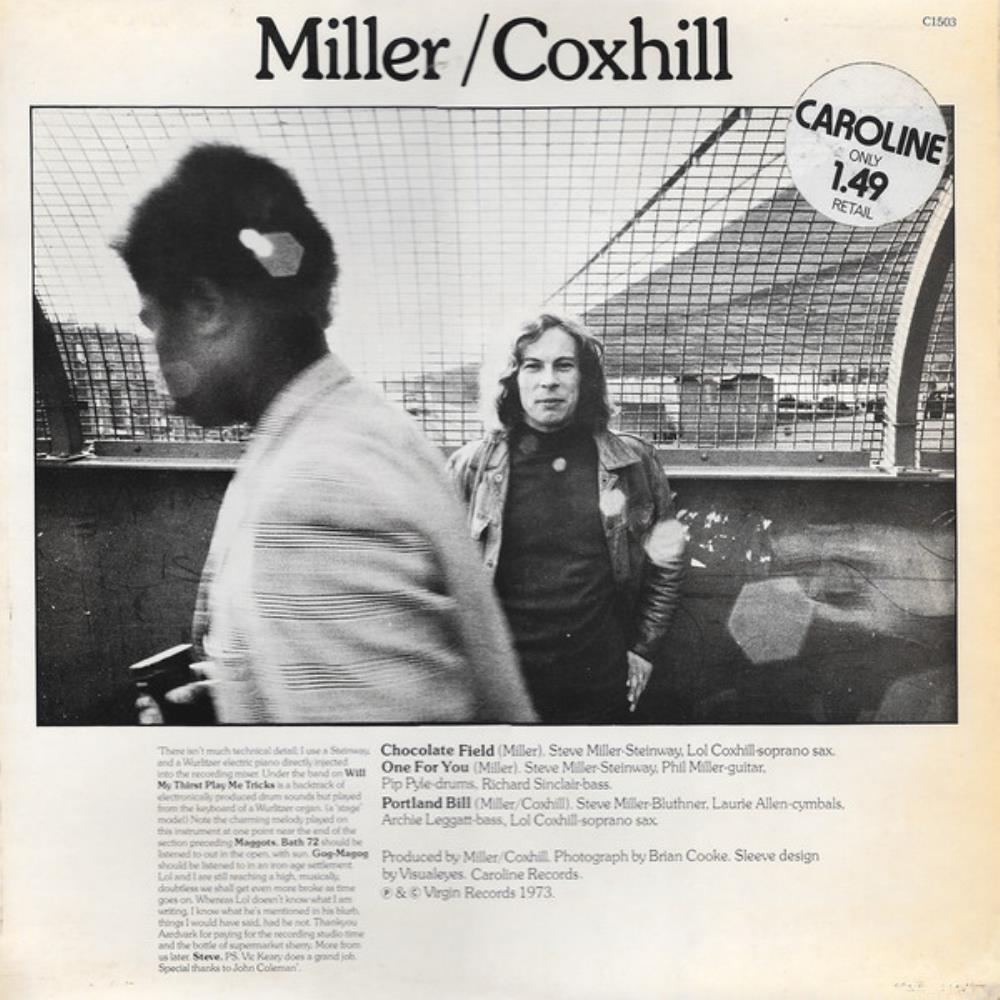 Miller & Coxhill - Coxhill/Miller Miller/Coxhill CD (album) cover
