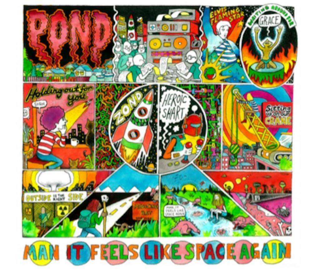 Pond - Man It Feels Like Space Again CD (album) cover