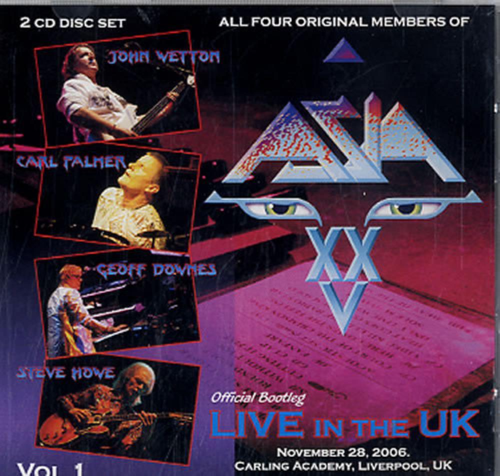 Asia - Live in the UK - Vol. 1 CD (album) cover