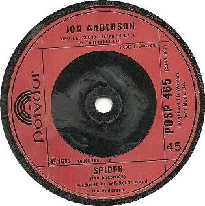 Jon Anderson All In A Matter Of Time / Spider album cover