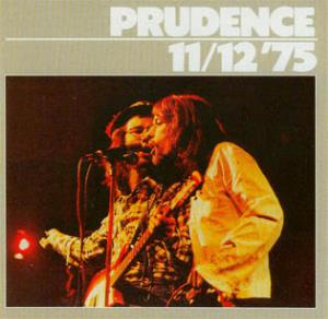 Prudence - 11/12 '75 CD (album) cover