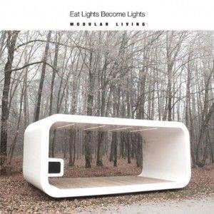 Eat Lights Become Lights - Modular Living CD (album) cover