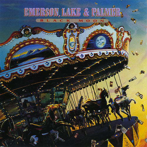 Emerson Lake & Palmer Black Moon album cover