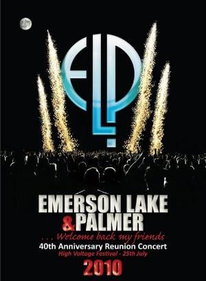 Emerson Lake & Palmer - 40th Anniversary Reunion Concert (High Voltage Festival 2010) CD (album) cover