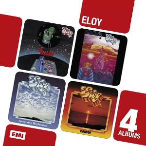 Eloy Inside / Floating / Power and the Passion / Dawn album cover
