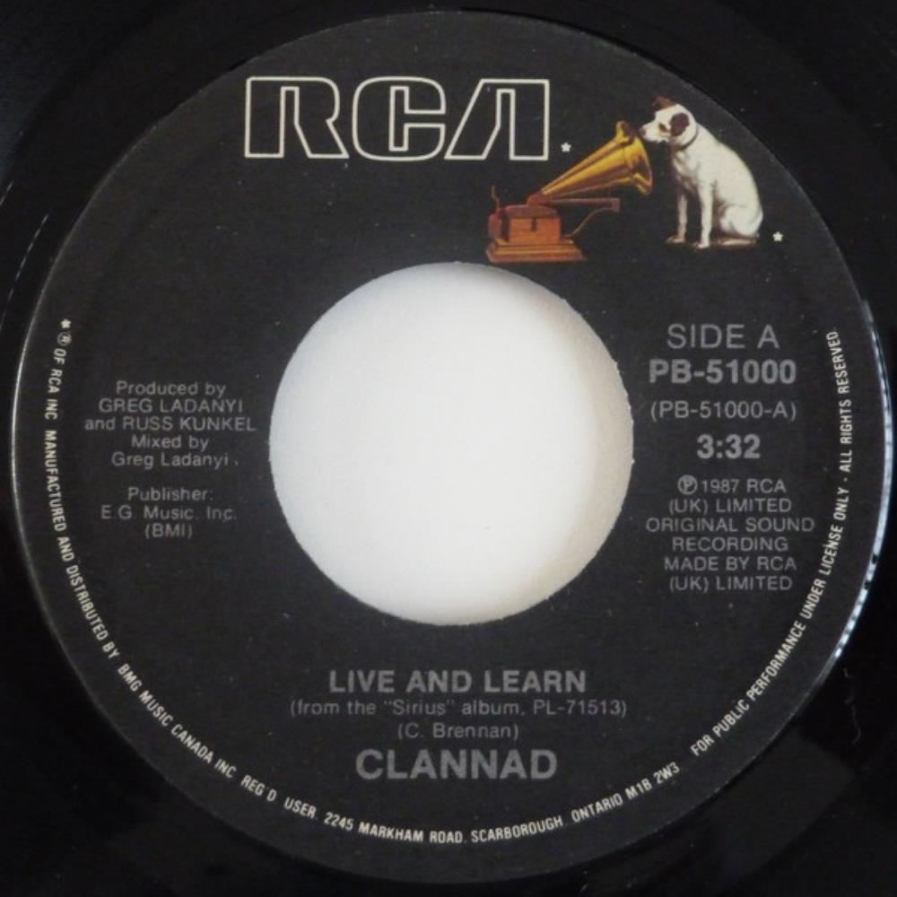 Clannad Live and Learn / Many Roads album cover